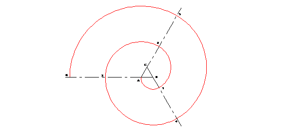 ESPIRAL DE TRES CENTROS. 